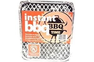 HEZVIC BBQ Time Instant Barbecue - Quick Instant Barbecue - Disposable Instant Barbecue Tray - Grilling Cooking Party - Summer Party