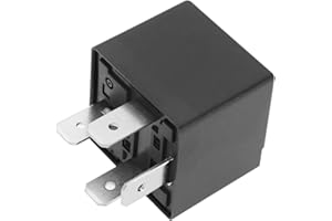 Create Idea 4 Pin 12V Car Multi Function Relay, Compatible with VW, Audi, Seat, Skoda, OE: 4H0951253A, 141951253B, 8D0951253A, 8K0951253, Black, 2NO 2NC, 10A