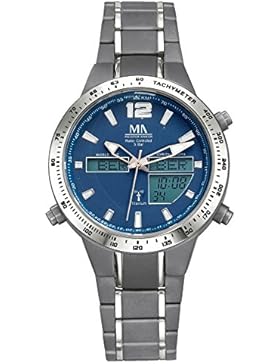 Herren World-Timer-Funkuhr by Meister Anker