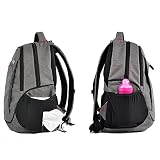 Yuhan Oxford-Wickeltasche, Windel-Rucksack, Isoliertasche, passend für Kinderwagen - 6