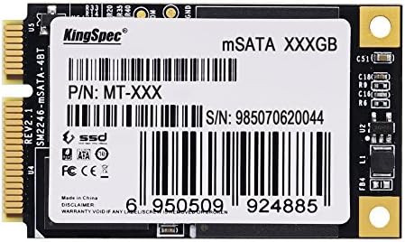 KingSpec mSATAIII 6GB/s Mini PCIE 32GB Internal Solid State Drive
