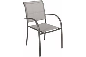 Hespéride - Fauteuil de Jardin empilable Piazza Noisette & Tonka