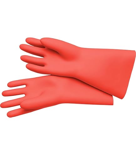 Gants électro-isolants Secura ELSEC 2,5 KV – Classe 00, Jaune, Taille 9, Résistants Huile & Froid | Norme EN60903