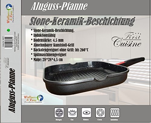 Bratpfanne, Aluguss Pfanne - 3