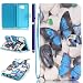 Produktbild FESELE Butterfly Lederhülle für [Samsung Galaxy A3 2016] Leder-Mappen-Karten-Slot-Abdeckung im Bookstyle mit Standfunktion, Samsung Galaxy A3 2016 Bunt Malerei Lanyard Strap Brieftasche Hülle Leder T