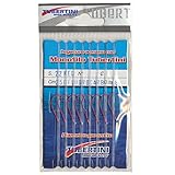 Tubertini Serie 22 Fluocarbon Rot 0,18mm Gr. 4 4320418 Bienenmadenhaken Haken Forellenhaken Tremarella