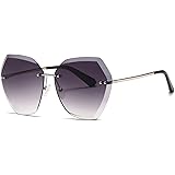 kimorn Occhiali Da Sole Di Per Donna Oversized Occhiali Da Taglio Di Diamanti Rimovibile Classic Eyewear AE0534