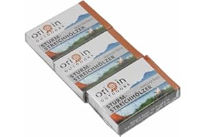 VORAGA Relags Sturmstreichhölzer Sturmfest & Wasserfest Zündhölzer