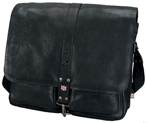 Preisvergleich Produktbild Pride and Soul 47143 Shoulder Bag GREYSON Aktentasche, Schwarz