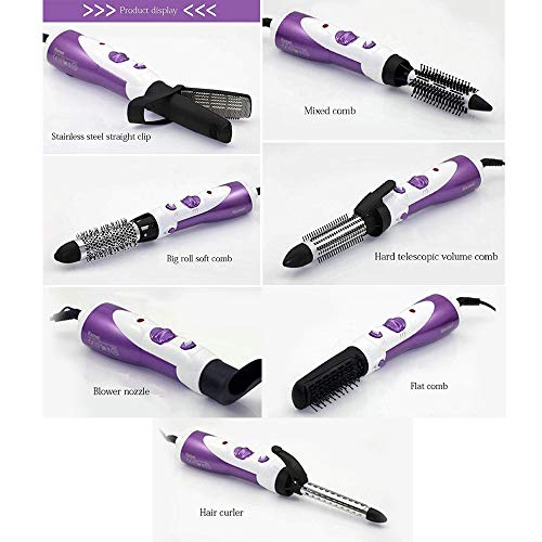 Hair Curler Curling Irons Hair Blow Dryer Blowing Styling Seven Cylinder 7 in 1 Blow Hair Straightener