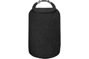 Desoto Waterproof Dry Bag Rucksack Beach Bag Superb Waterproof Bags for Water Sports Boating Canoeing Rafting Camping,Compression Bags for Daily Storage (Black, 2L)