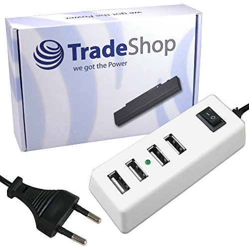 Universal 4fach USB 220V 2A 2,1A Mehrfachsteckdose Netzteil Adapter Ladegerät für HTC Desire 630 825 One A9 S9, LG Bello II Class K10 K4 K5 K8 V10 WineSmart X cam screen