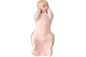 Love To Dream Swaddle Up, Small 3,5-6 kg - Rosa, Vestibilità aderente, Favorisce un sonno sano, 1,0 Tog - 20-24°C, Lavabile in lavatrice, Cotone e Doppia cerniera