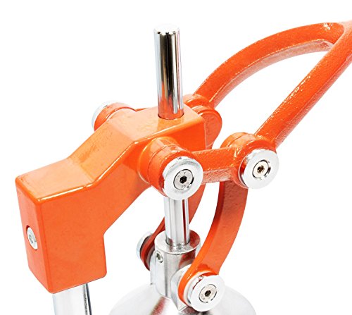 Professionelle Hand-Saftpresse RGP102 Entsafter Obstpresse Fruchtpresse Zitronenpresse Orangenpresse manuell Apfel-Teiler Pommes Frites-Aufsatz Hebel Zitruspresse Juicer Gemüsepresse | Farbe: Orange - 2