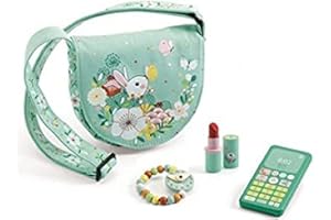 DJECO- Imitación Bolso y Accesorios de Lucy Mochilas de Peluche, Multicolor, Small (36685)