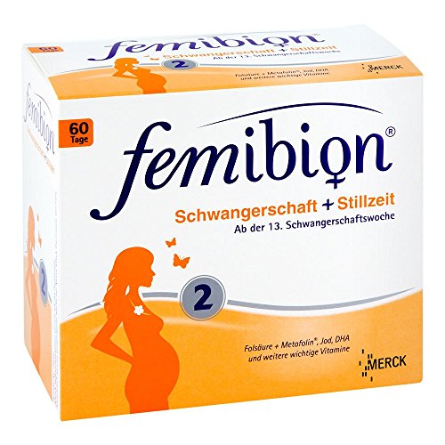 Preisvergleich Produktbild Femibion Schwangerschaft + Stillzeit 2 Kombipackung, 2X60 S