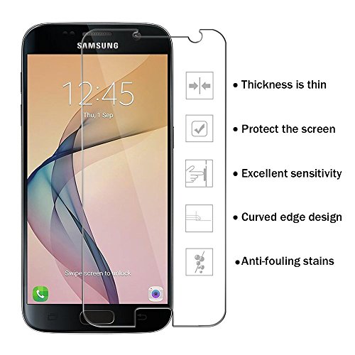 Samsung Galaxy S7 Panzerglas Schutzfolie, ONSON [3 Stück] Displayschutzfolie für Galaxy S7 Panzerfolie Displayschutz Gehärtetem Glass 9H Härtegrad, Anti-Kratzen, Einfaches Anbringen - 2