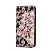 Produktbild Hozor Schutzhülle für Apple iPhone 7 (4,7 Zoll) - Hybride Bunter Blumen Muster & Diamant Serie Flip Case PU Lederhülle Luxus Elegant Glänzend Etui