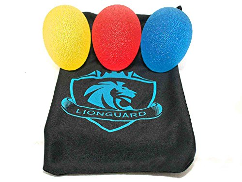 Premium Fingertrainer mit Beutel und Anleitung zur Kräftigung von Hand und Finger – 3 verschiedene Widerstandsstufen – Handmuskeltrainer – Unterarmtrainer - 4