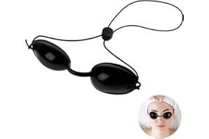 LOPHE UV Solarium Schutzbrille, 1 Pcs Solarium Brille mit Gummizug, Tanning Sunbed UV Eye Protection für Sonnenbank Beauty Schönheitsinstrument