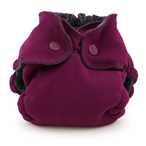 Kanga Care Ecoposh OBV Fitted Cloth Diaper (Newborn, Boysenberry)