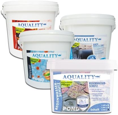 Autumn and Winter Pond Care Kit – 5,000 mm (Free Delivery within Germany – saving kit The Perfect Autumn & Winter Protection for Your Garden Ponds. Autumn & Winter Protection, Aqua Balls Pond Salt and Free: Rain Water Protection)