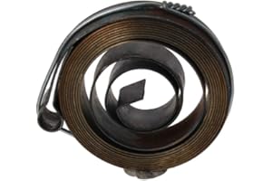 MroMax 1Pcs Drill Press Spring Drill Press Quill Feed Return Coil Spring Assembly Spring Steel Chemical Blackening Finish 0.7x12x1540mm