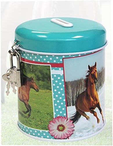 Horse Money Box Blue