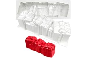 XIAOSHENLU Moule à gâteau mousse française en silicone 3D boulanger maison chocolat savon bougie moule, 6 trous de fleurs