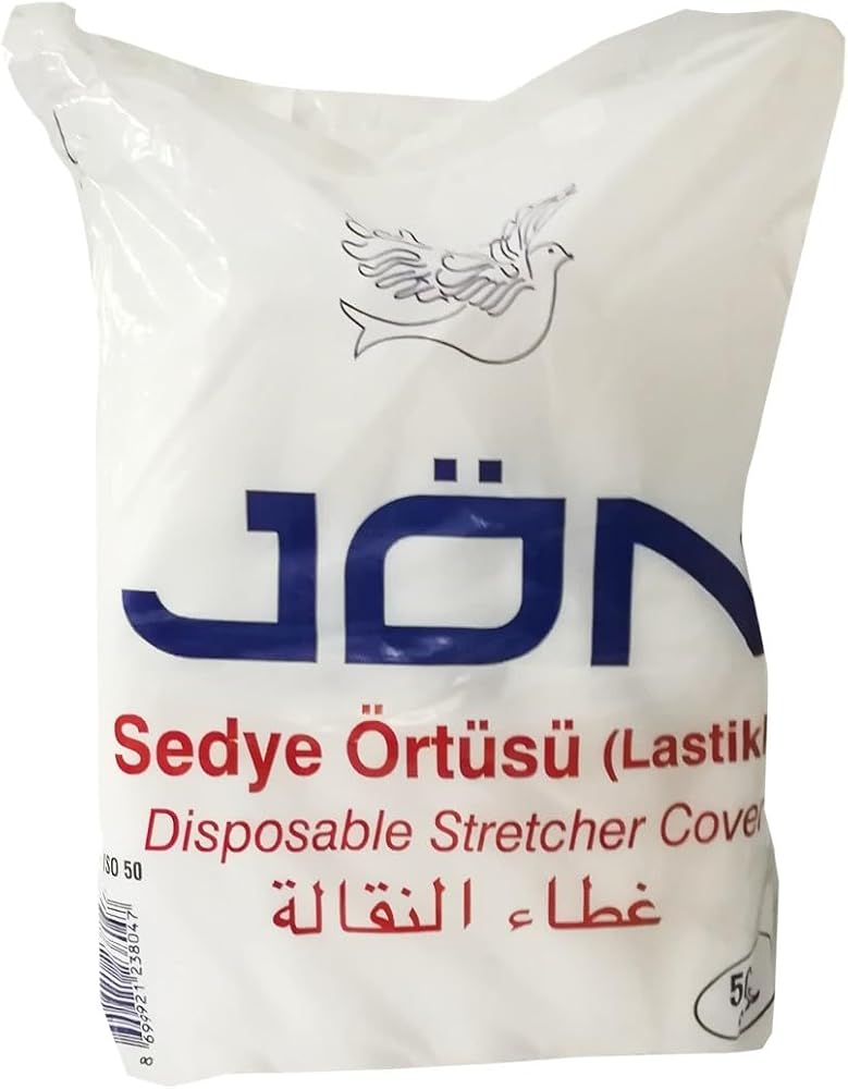 Lastikli Sedye Örtüsü 50li Paket