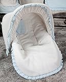 Recomendado lavar a mano Babyline Destellos - Colchoneta para silla grupo 0, color azul