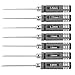 Produktbild RETYLY 0,9/1,27/1,3/1,5/2,0/2,5/3,0 Mm Weiss Stahl Hex Schraubendreher Werkzeug Kit Fuer Rc Hubschrauber Auto Drone Flugzeug Modell Reparatur Werkzeug
