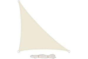 EUGAD Tenda a Vela Ombreggiante Parasole Protezione HDPE Raggi UV 95% per Esterno Giardino per Esterno, Giardino e Terrazza, Piscina