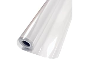 Werownsgso Transparent Wandschutzfolie Selbstklebender Statischer Wandaufkleber Spritzschutz Küchenrückwand Folie Abwaschbar Dekofolie für Wände, Küche, Büro 40X500cm