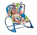 Fisher-Price 2-in-1 Y8185 Little Frog Swing Chair Practical for Feeding and Sleeping / Relaxing Massage Function