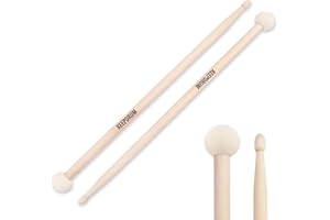 keepdrum FC1-A - Bacchette combinate con testa in feltro