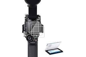 JJC Displayschutz Set für DJI RS4/RS 4 Pro/RS3/RS 3 Pro(4 Folien),Klares Bildschirm Schutzfolie für DJI Ronin Rs4/3,Kratzfeste Displayschutzfolie Zubehör 0.3 mm Gehärtete Glasfolie(Nicht für Mini Serie)