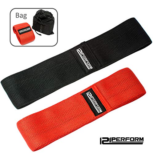 121PERFORM Bandes de résistance Exercice résistance - Booty - Set Boucle Faible, Moyen et Lourd - étirements, soulevant la Hanche Hanches Bandes
