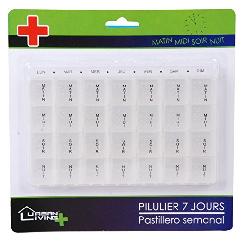 Preisvergleich Produktbild 303055 Weekly Pill Box with Detachable Week Sections by power trade