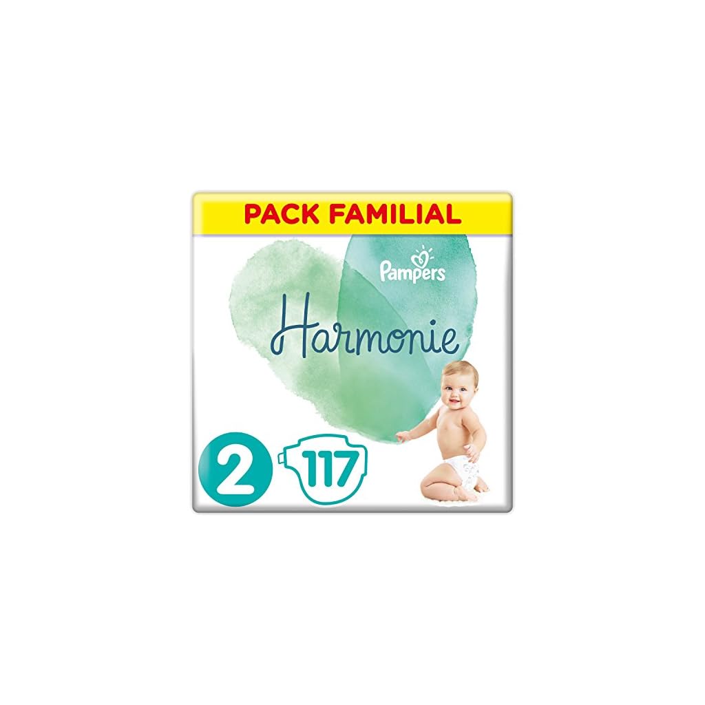 Pampers Couches Harmonie Taille 2 (48kg) 0 de compromis, 100 d