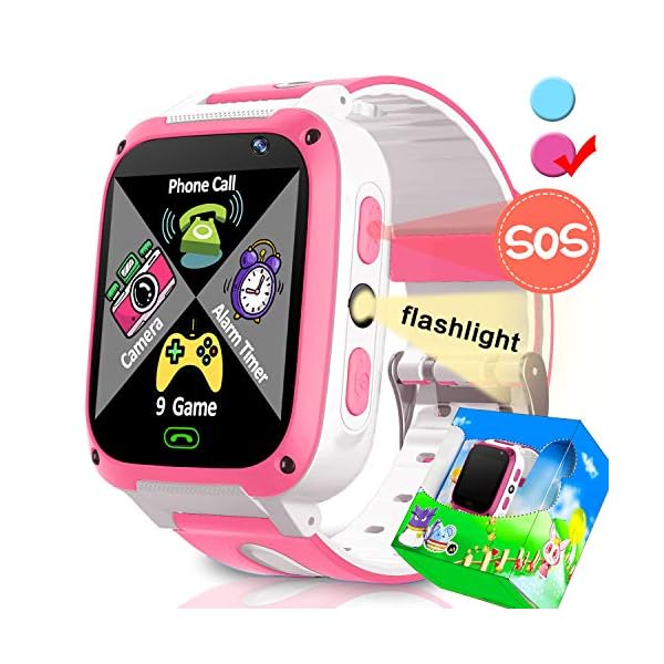 Regali Di Natale X Ragazzi.Smartwatch Per Kids Turnmeon Game Orologi Intelligenti Per Ragazzi Di Natale Vacanza Regali Di Compleanno Con Slot Per Sim Card Chiamate Sveglia Per Ios Android Smartphone Da Viaggio Campeggio Giornoelettronica