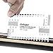 Produktbild Andoer String Aktion Ruler Messer Werkzeug in/mm für Gitarre Bass Mandoline Banjo