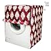 E-Retailer Classic Maroon Flower Design Front Loading Washing Machine Cover (Suitable For 6 kg, 6.5 kg, 7 kg, 7.5 kg) RS.375.00
