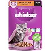 Whiskas K&uuml;mes Hayvanlı Yavru Kedi Yaş Mama 85 G Tekli Paket