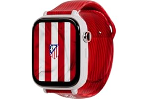 SaveFamily SaveWatch Plus 4G Edición Atlético de Madrid | Reloj Inteligente Niño con Localizador GPS, Llamada, Vídeo, Whatsapp, Música, Bluetooth, App Store | SIM Incluida - Correa de Silicona Roja