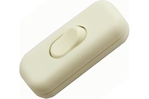 Torpedo Switch/[1 Pack] SFTlite White Inline Switch Use Inline 2 or 3 Core,Inline Lamp/Light/Bulb Switch