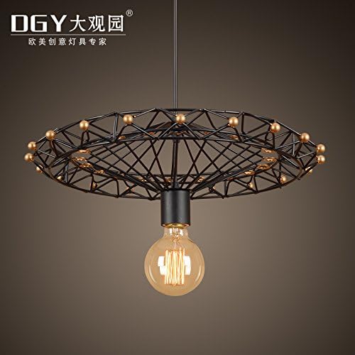 Quietness @ Loft Nouveau Chandeliers Creative Personality American Village Iron Industrial Giant Ferris Wheel Chandelier,410Mm*240Mm Pendant Lamp For Kids Bedroom Dinning Room Living Room Warehouse 220V-240V