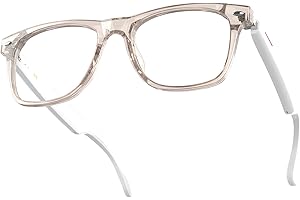 BLESSOURCE Smart Glasses for Men and Women, Open Ear Bluetooth Audio Glasses, Sunglasses Built in Mic & Speakers, Blue Light Filter & UV Pretection Polarized Lenses, IP65 Waterproof Bluetooth Glasses, Pink