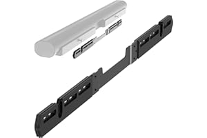 Agandax Soporte de pared para barra de sonido Sonos Arc y Sonos Arc Ultra Sound Bar (negro), montaje en pared debajo de la TV, soporte de montaje colgante
