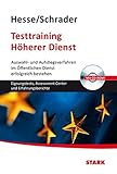 Image de Hesse/Schrader: Testtraining Höherer Dienst: Auswahl- und Aufstiegsverfahren im Öffentlichen Diens